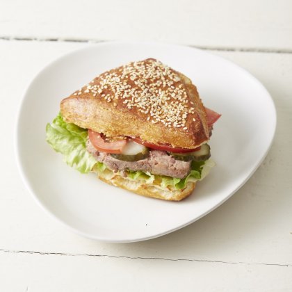 Sandwich Pain Bretzel Campagne